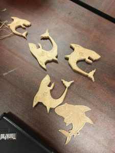 3D printed sharks